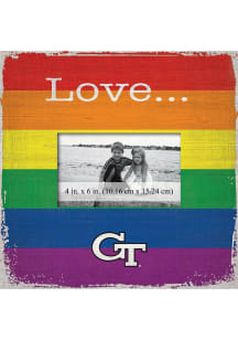 GA Tech Yellow Jackets Love Pride Picture Frame