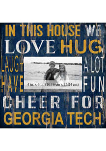 GA Tech Yellow Jackets In This House 10x10 Picture Frame