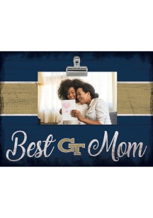 GA Tech Yellow Jackets Best Mom Clip Picture Frame