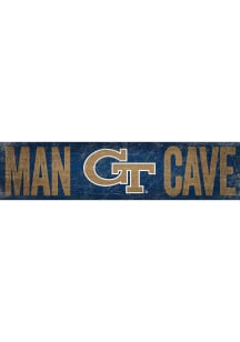 GA Tech Yellow Jackets Man Cave 6x24 Sign