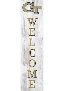 GA Tech Yellow Jackets 24 Inch Welcome Leaner Sign