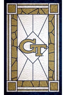 GA Tech Yellow Jackets Stained Glass Sign