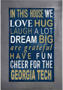 GA Tech Yellow Jackets In This House Picture Frame