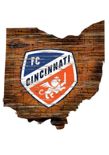 FC Cincinnati 12 Mini Roadmap State Sign Sign