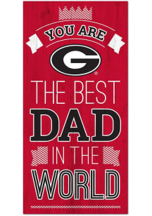 Georgia Bulldogs Best Dad in the World Sign