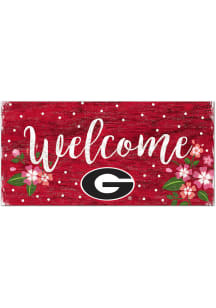 Georgia Bulldogs Welcome Floral Sign