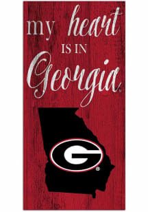 Georgia Bulldogs My Heart State Sign