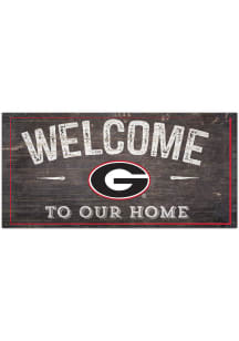 Georgia Bulldogs Welcome Distressed Sign