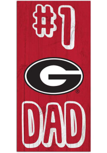 Georgia Bulldogs Number One Dad Sign