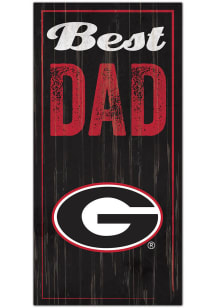 Georgia Bulldogs Best Dad Sign