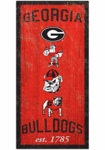 Georgia Bulldogs Heritage 6x12 Sign