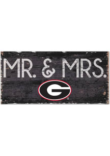 Georgia Bulldogs Mr and Mrs Sign