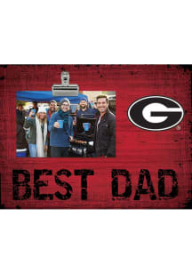 Georgia Bulldogs Best Dad Clip Picture Frame