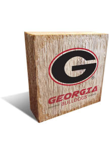 Georgia Bulldogs Logo Block Sign