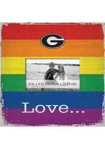 Georgia Bulldogs Love Pride Picture Frame