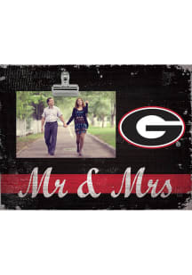 Georgia Bulldogs Mr and Mrs Clip Picture Frame