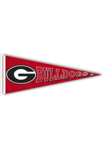 Georgia Bulldogs Wood Pennant Sign