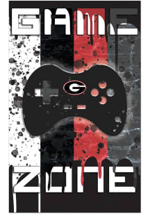 Georgia Bulldogs Grunge Game Zone Sign