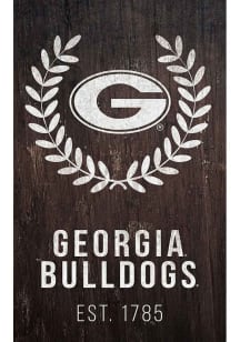 Georgia Bulldogs Laurel Wreath Sign