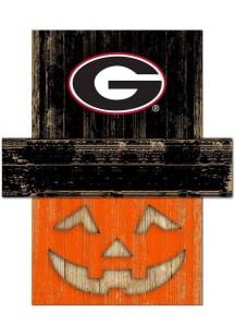 Georgia Bulldogs Pumpkin Head Sign