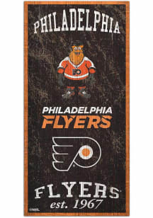 Philadelphia Flyers 6X12 Heritage Logos Sign