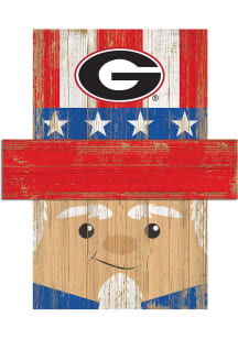 Georgia Bulldogs Patriotic Head Sign