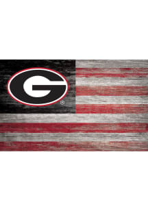 Georgia Bulldogs Distressed Flag Picture Frame