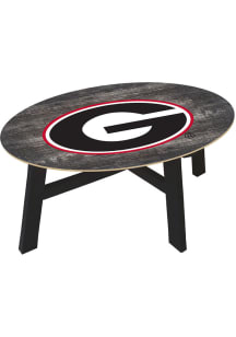 Georgia Bulldogs Distressed Wood Red Coffee Table