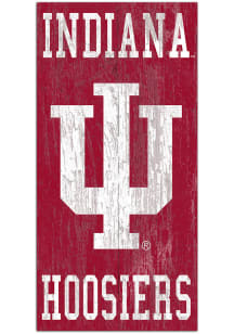 Indiana Hoosiers Heritage Logo 6x12 Sign