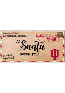 Red Indiana Hoosiers To Santa Decor