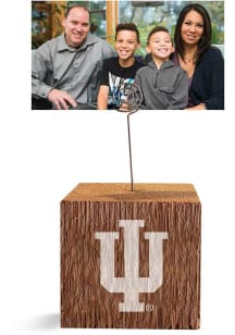 Indiana Hoosiers Block Spiral Photo Holder Red Desk Accessory