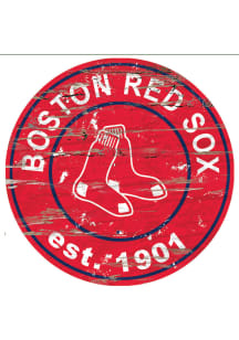 Boston Red Sox Established Date Circle 24 Inch Sign