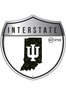 Indiana Hoosiers 12in OHT Camo Interstate Sign