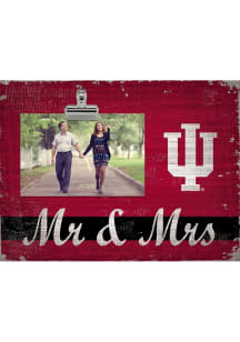 Indiana Hoosiers Mr and Mrs Clip Picture Frame