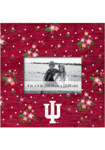 Indiana Hoosiers Floral Picture Frame
