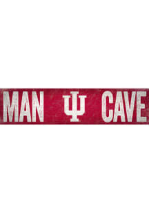 Indiana Hoosiers Man Cave 6x24 Sign