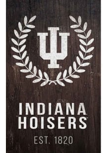 Indiana Hoosiers Laurel Wreath Sign
