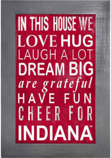 Indiana Hoosiers In This House Picture Frame