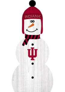 Indiana Hoosiers Snowman Leaner Sign
