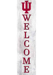 Indiana Hoosiers 48 Inch Welcome Leaner Sign