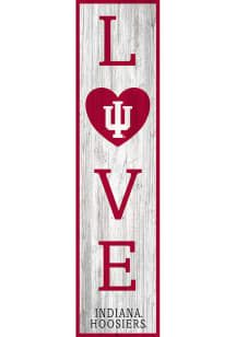 Indiana Hoosiers 48 Inch Love Leaner Sign
