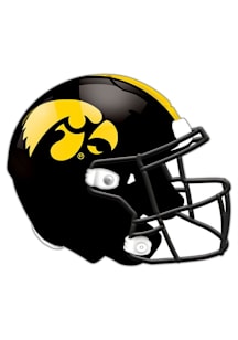 Iowa Hawkeyes 24in Helmet Cutout Sign - Black
