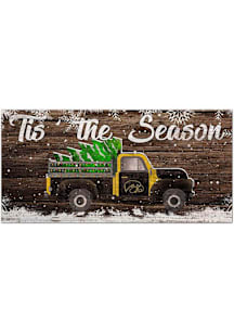 Iowa Hawkeyes Tis the Season 6x12 Sign - Black