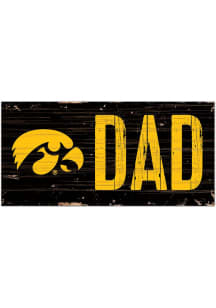 Iowa Hawkeyes DAD Sign