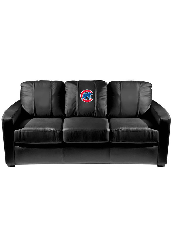 Chicago Cubs Faux Leather Sofa