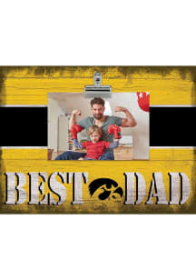 Iowa Hawkeyes Best Dad Clip Picture Frame