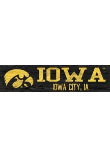 Iowa Hawkeyes 6x24 Sign