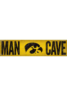 Iowa Hawkeyes Man Cave 6x24 Sign
