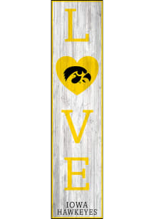 Iowa Hawkeyes 24 Inch Love Leaner Sign