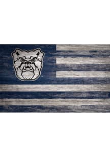 Butler Bulldogs Distressed Flag 11x19 Sign